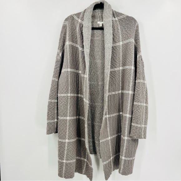 BP. Window Pane Gray Oversized Cardigan M|L - Picture 7 of 7